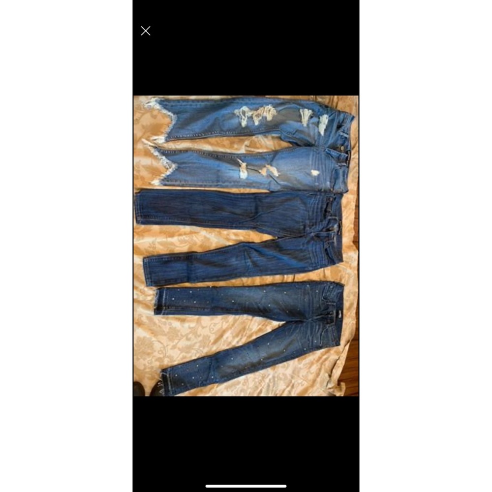 Express and American Eagle jeans